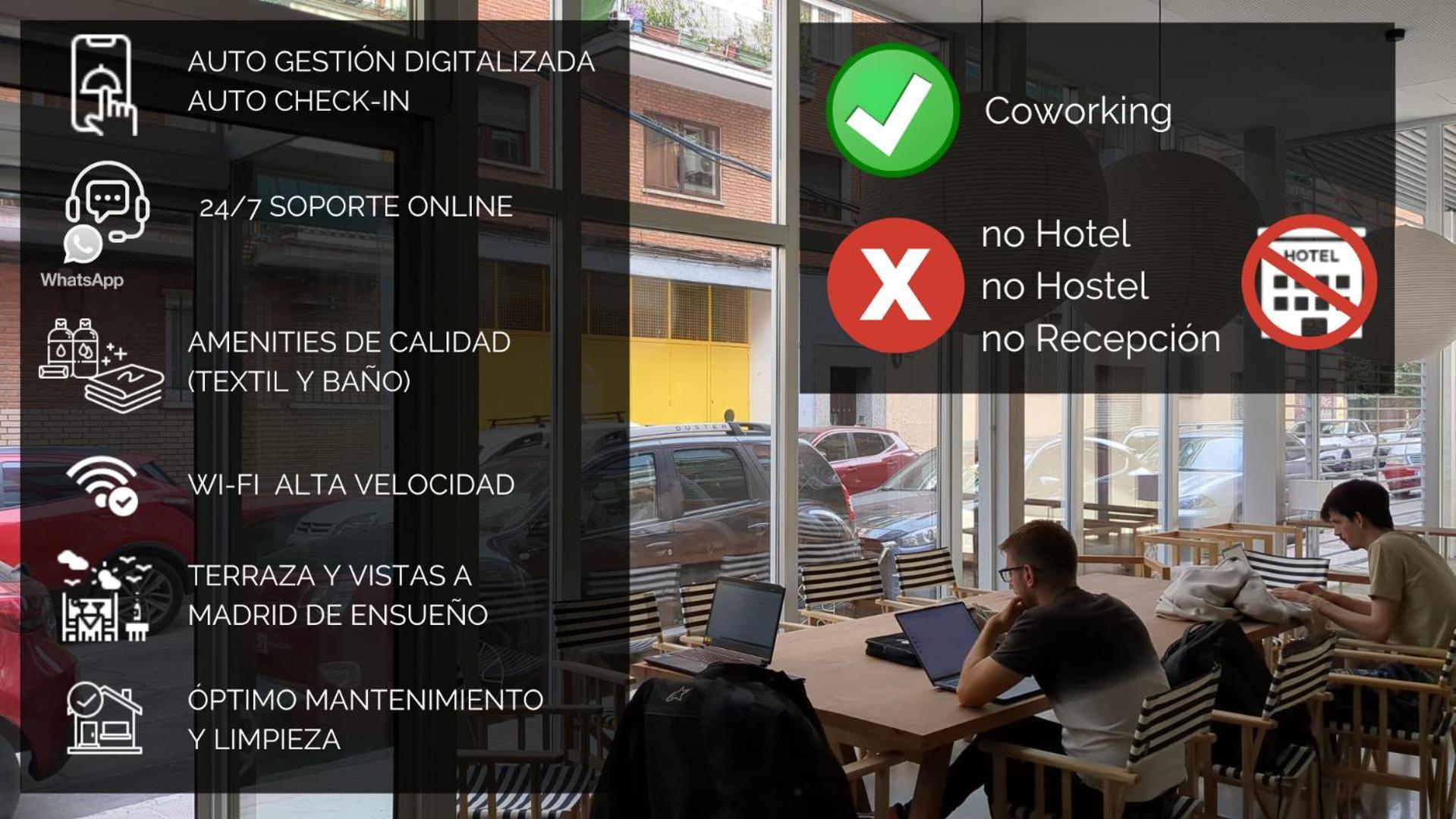 Madrid Live Coworking - Self Service - Eksteriør billede